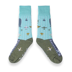 Aeropuertin - Calcetín de aviones