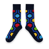 Esquema - Calcetín hexágono