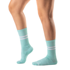 Turquesa - Calceta retro sport