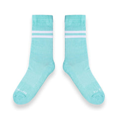 Turquesa - Calceta retro sport