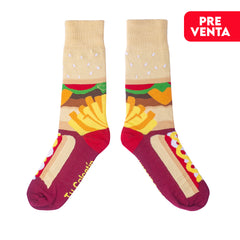 Combo Cuates - Calcetín de hamburguesa